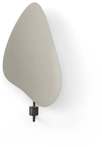 Audo Flambeau Væglysestage H34 Bruneret Messing/Grå